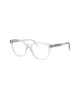 Alexander McQueen Eyewear ウェイファー・フレーム眼鏡 - グレー - サムネイル2