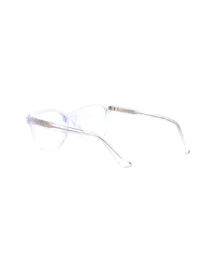Alexander McQueen Eyewear ウェイファー・フレーム眼鏡 - グレー - サムネイル4