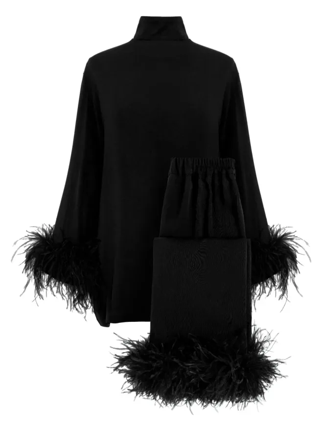 Sleeper Sleeper フェザー・トリム パジャマセットの商品画像