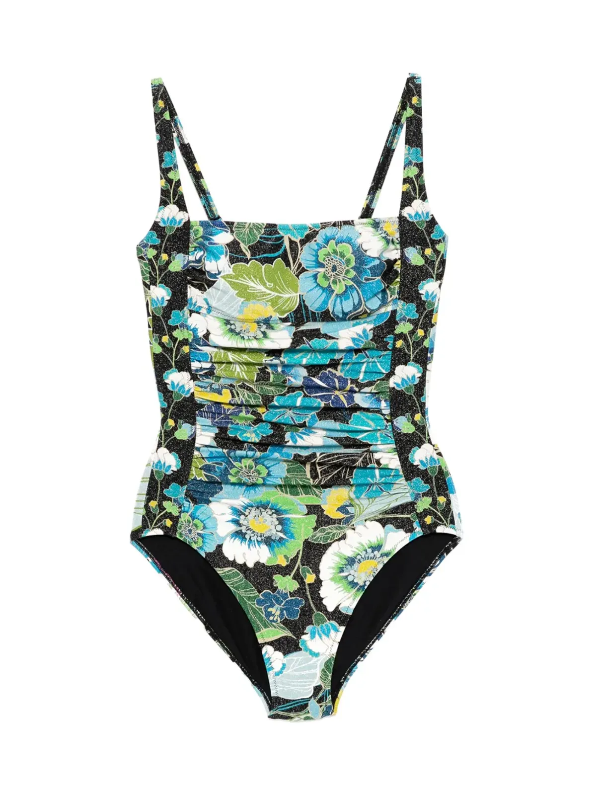 Johnny Was リュッシュド ワンピース水着 - 画像1