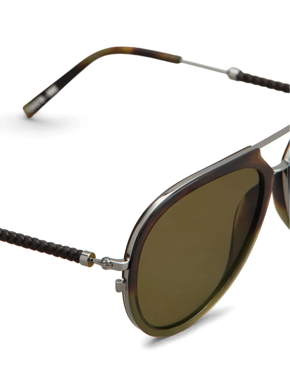 Tod's パイロットフレーム サングラス - シルバー - 画像4
