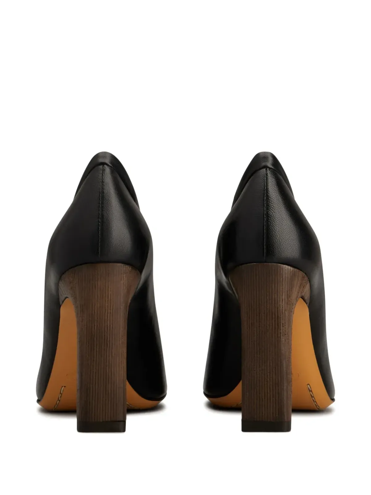 Tod's レザー パンプス ブラック - 画像3