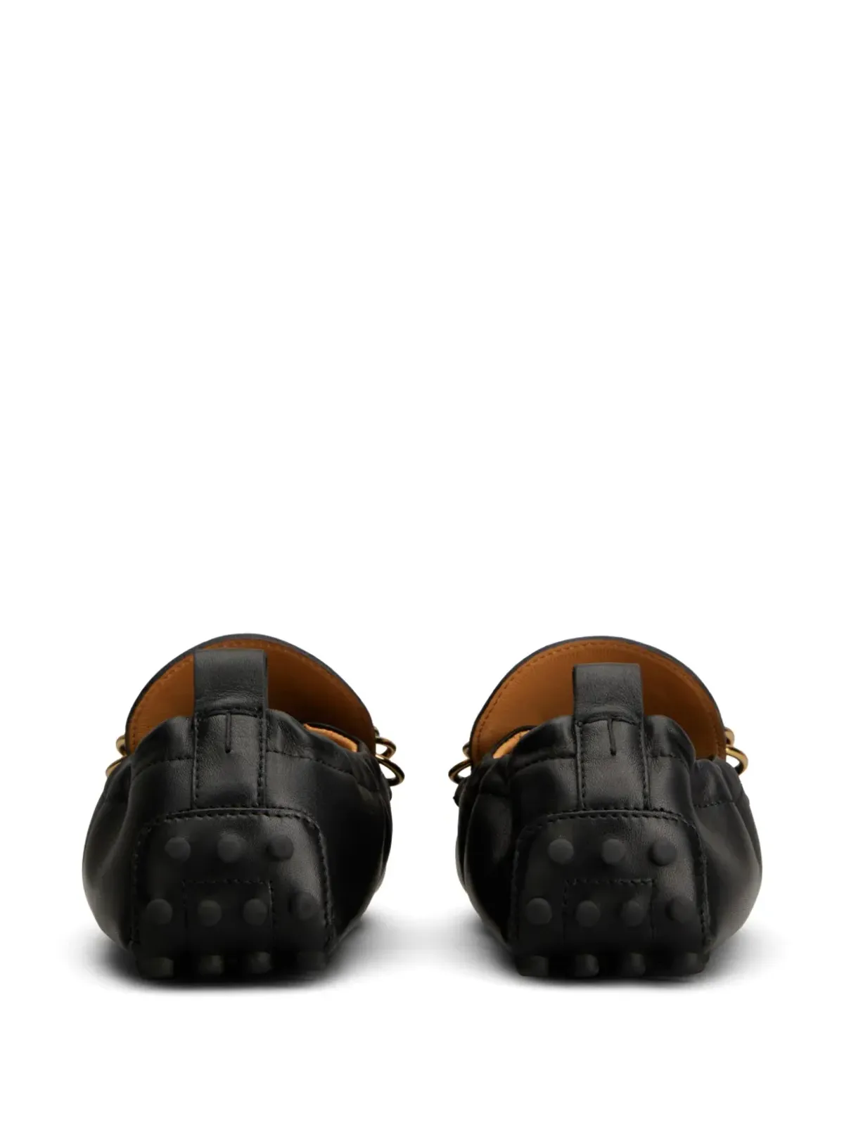 Tod's リング装飾ローファー - ブラック - 画像3