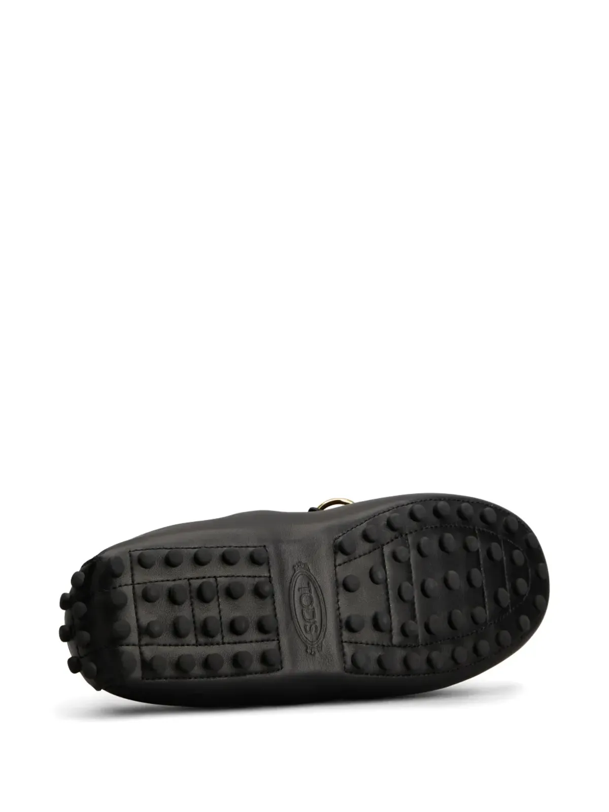 Tod's リング装飾ローファー - ブラック - 画像4