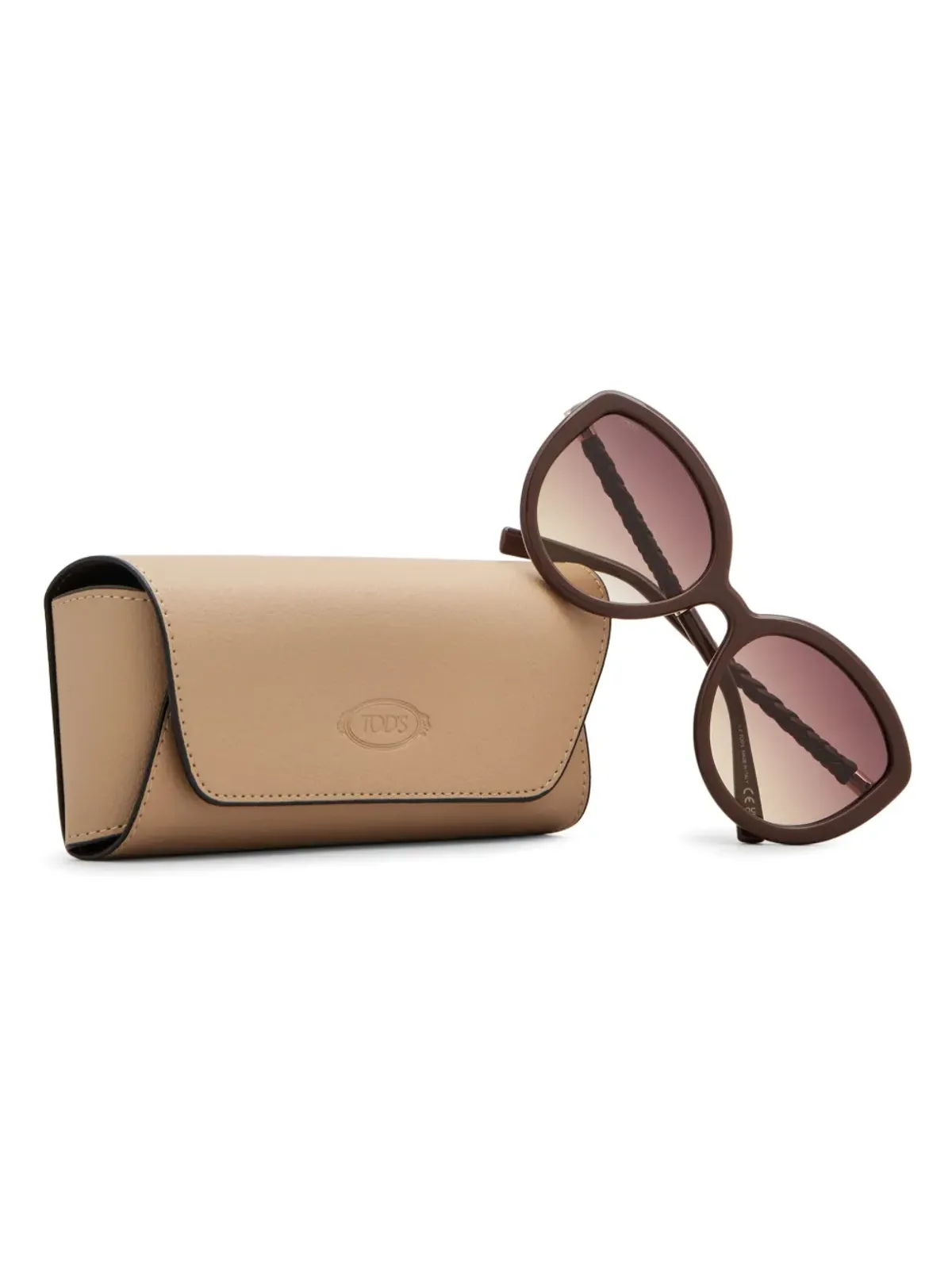 Tod's ロゴ刻印 サングラス - レッド - 画像5
