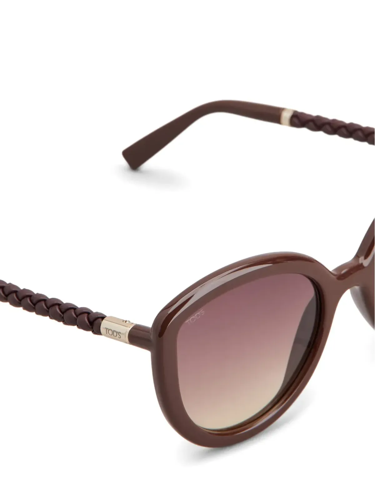 Tod's ロゴ刻印 サングラス - レッド - 画像3