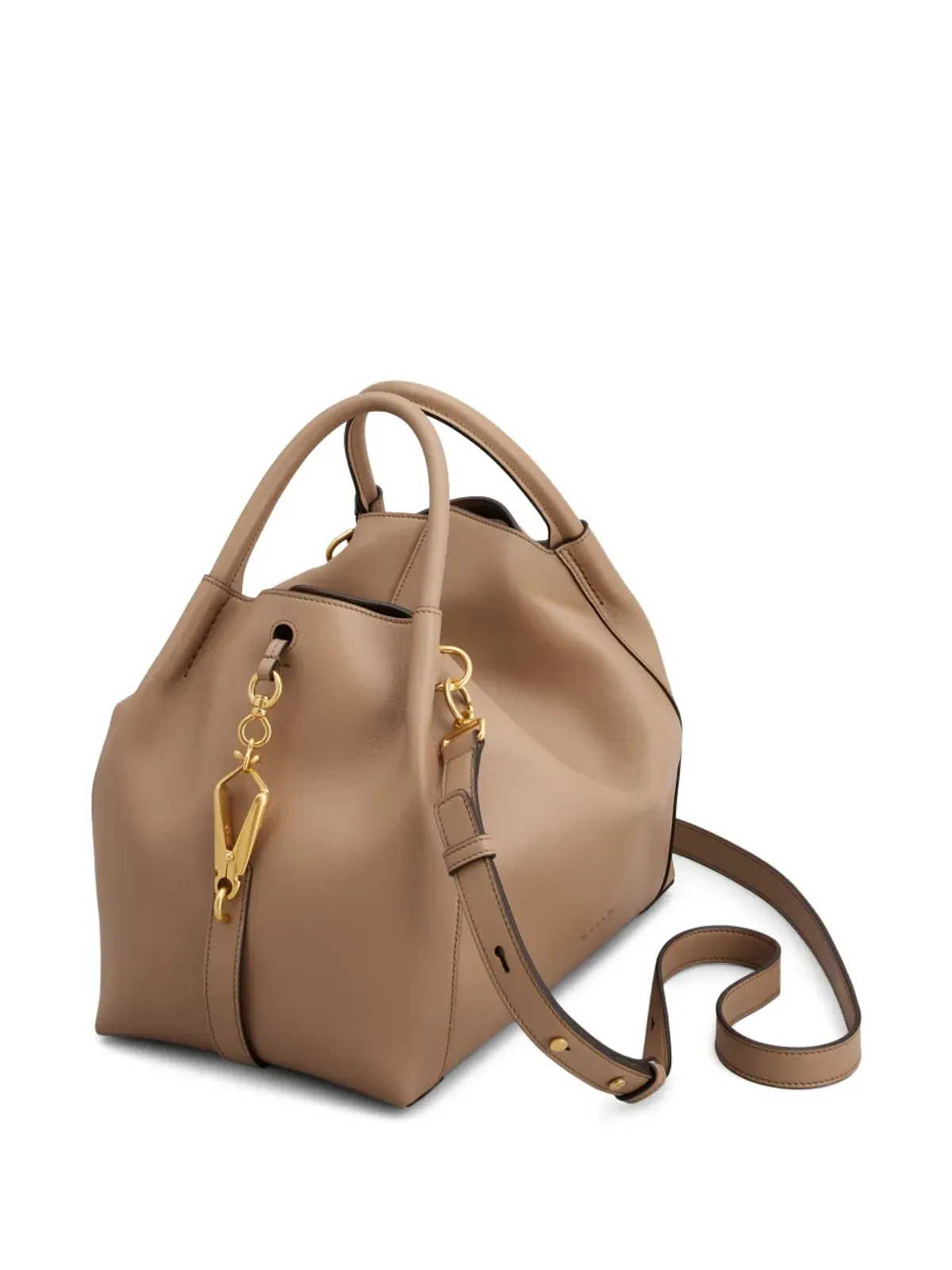Tod's 小型レザー ハンドバッグ - ニュートラル系 - 画像2