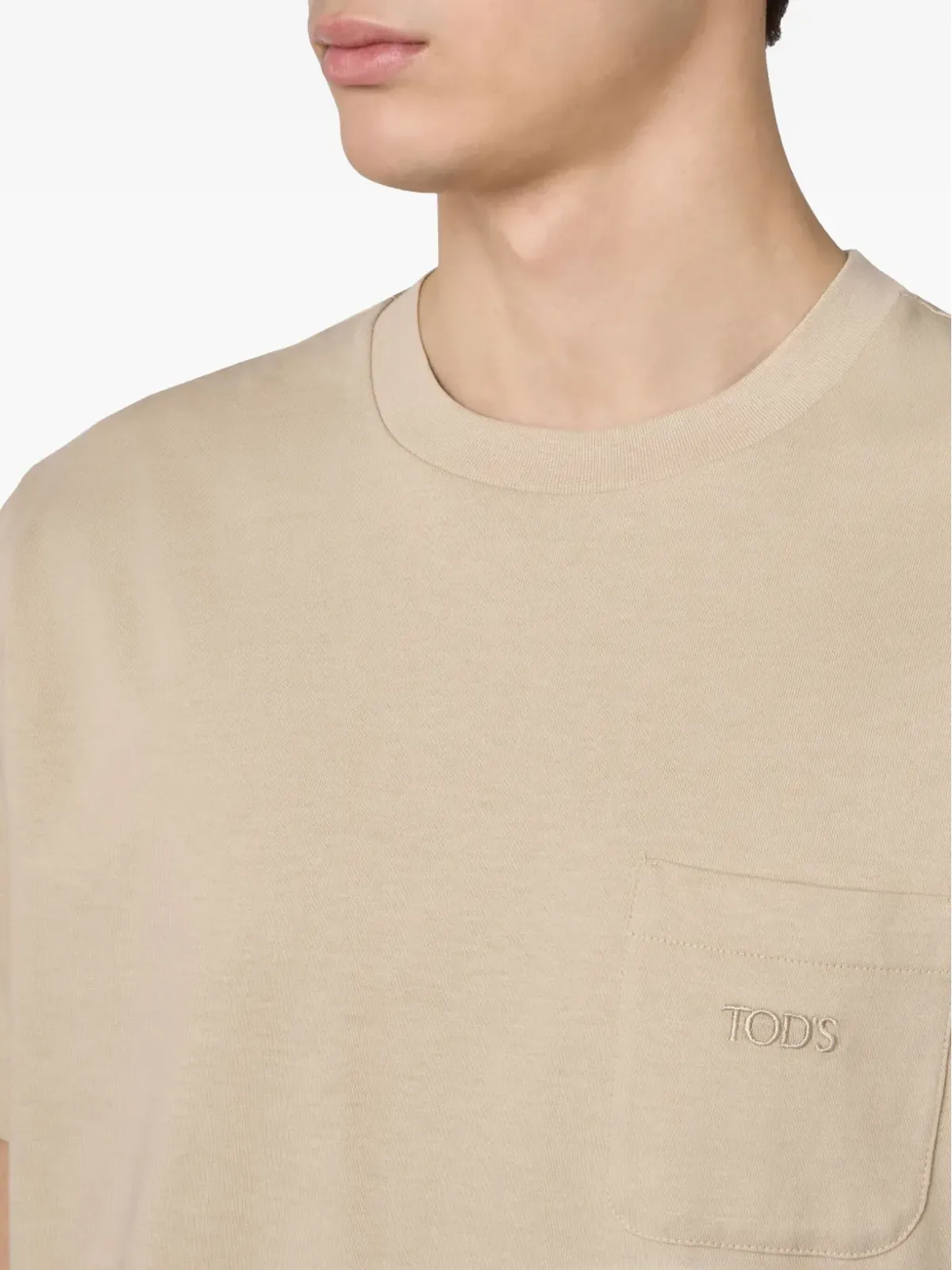 Tod's ロゴ刺繍入り Tシャツ - ニュートラルカラー - 画像5