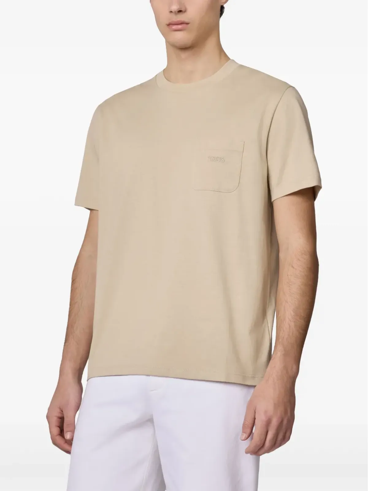 Tod's ロゴ刺繍入り Tシャツ - ニュートラルカラー - 画像2