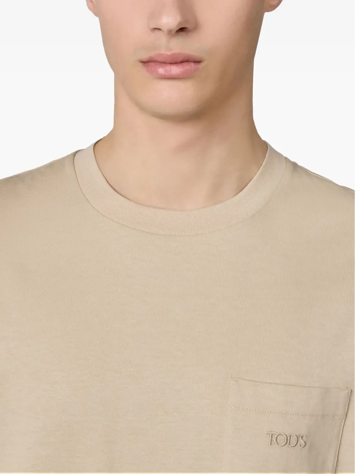 Tod's ロゴ刺繍入り Tシャツ - ニュートラルカラー - 画像4