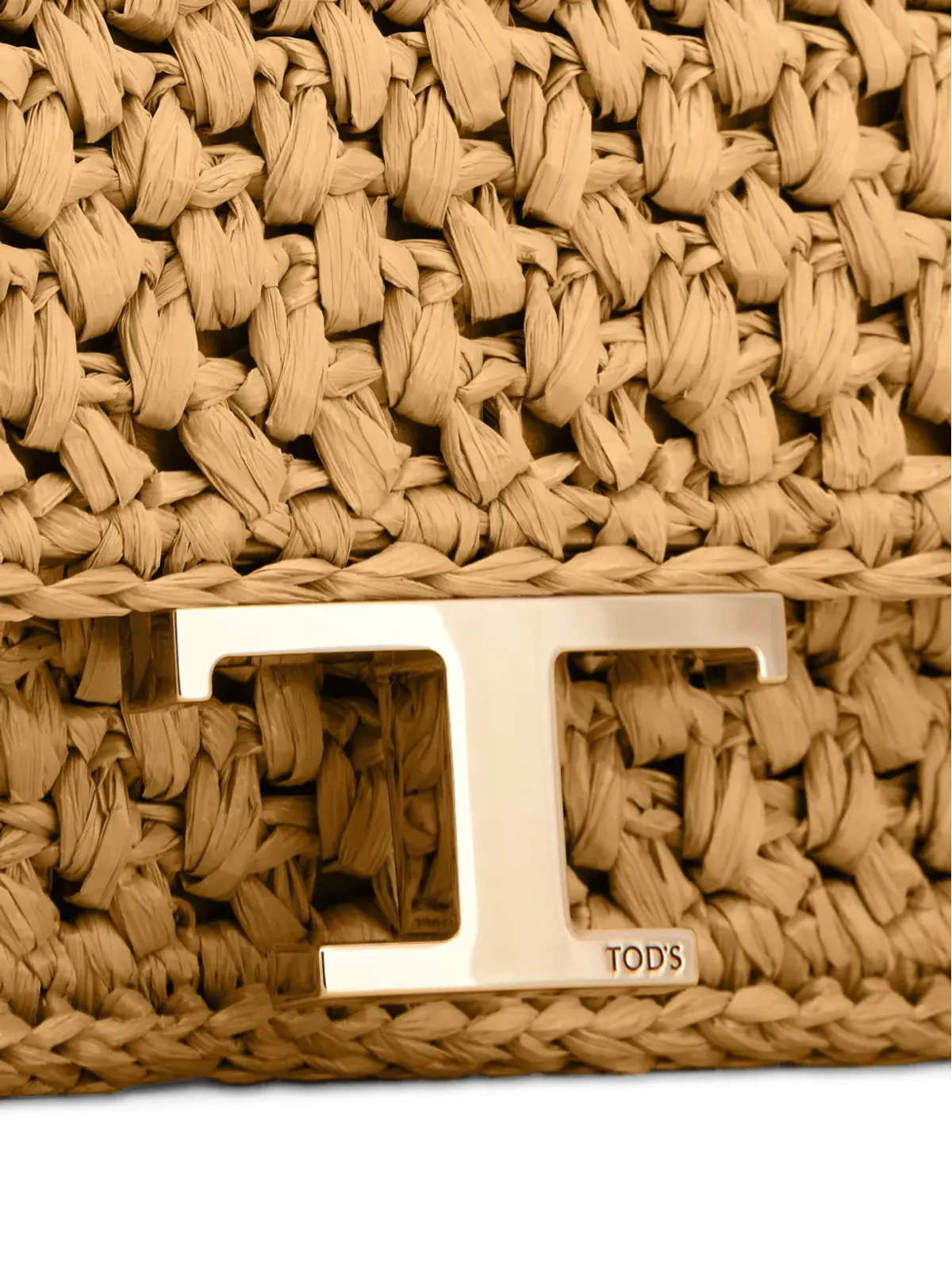 Tod's ミニ ラフィア クロスボディバッグ - 画像5