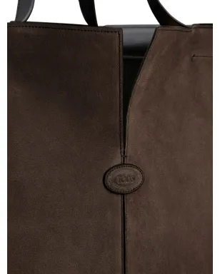 Tod's マキシスエード トートバッグ - ブラウン - サムネイル5