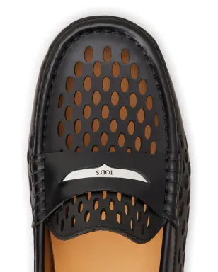 Tod's パンチング ローファー - ブラック - サムネイル5