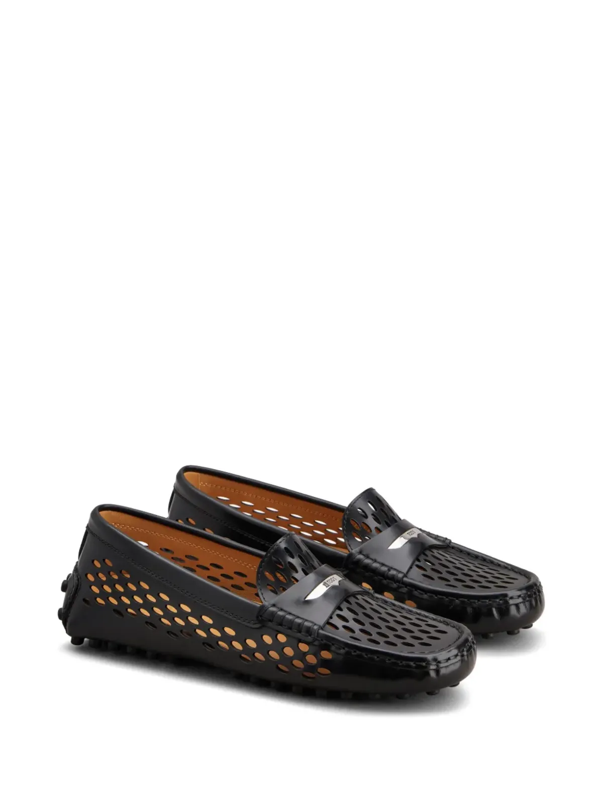 Tod's パンチング ローファー - ブラック - 画像2