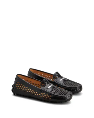 Tod's パンチング ローファー - ブラック - サムネイル2