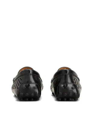 Tod's パンチング ローファー - ブラック - サムネイル3