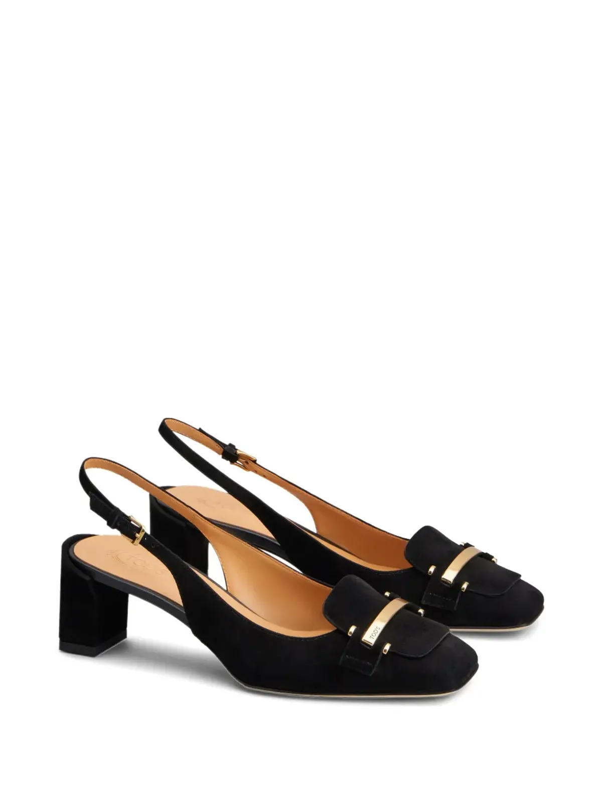 Tod's 50mmスエードスリングバックパンプス - 画像2