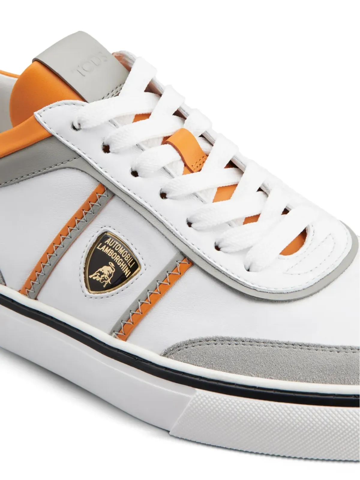 Tod's x Automobili Lamborghini レザー スニーカー - ホワイト - 画像5