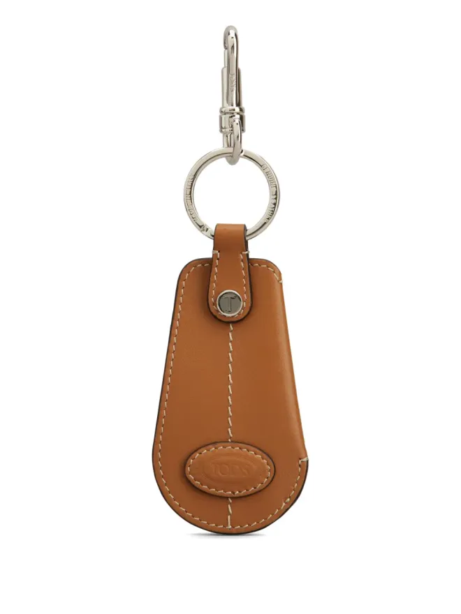 Tod's Tod's レザーキーホルダー シューホーン付き ブラウンの商品画像