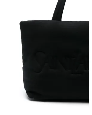 Saint Laurent ジャージー トートバッグ - ブラック - サムネイル3