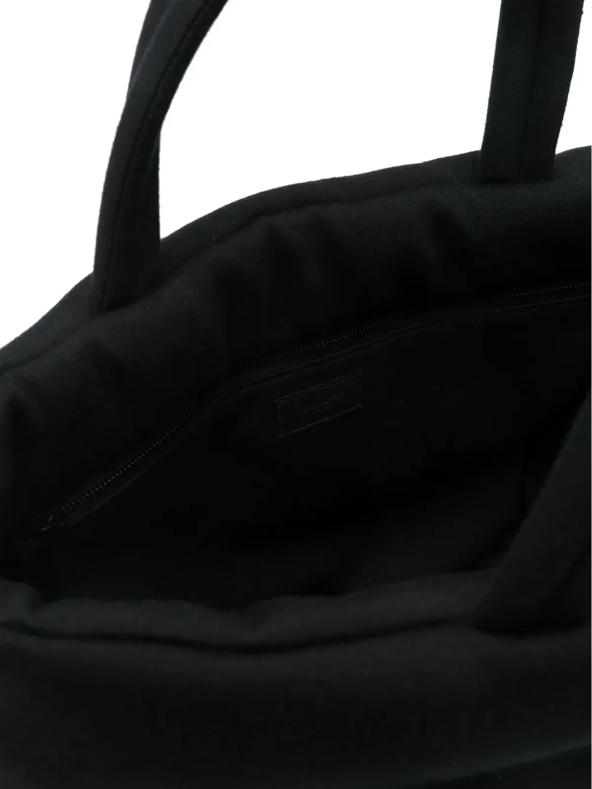 Saint Laurent ジャージー トートバッグ - ブラック - 画像4