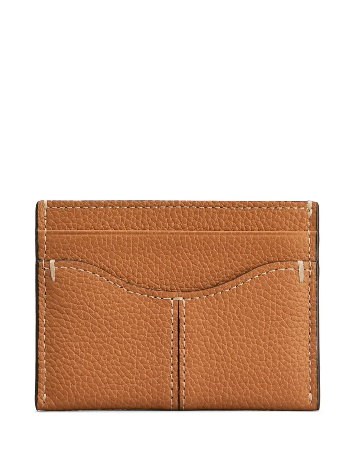 Tod's ロゴアップリケカードホルダー - ブラウン - 画像2