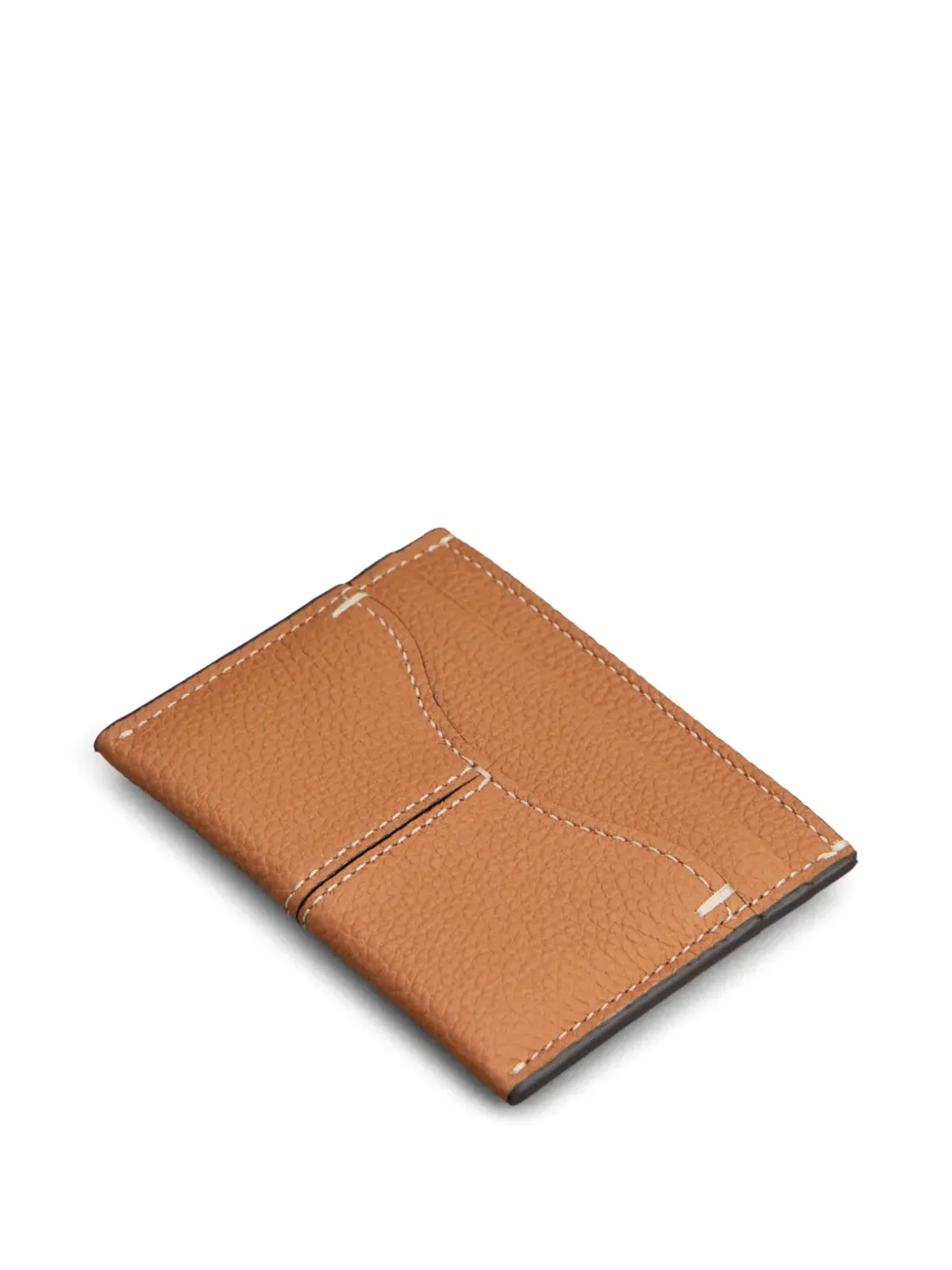 Tod's ロゴアップリケカードホルダー - ブラウン - 画像3
