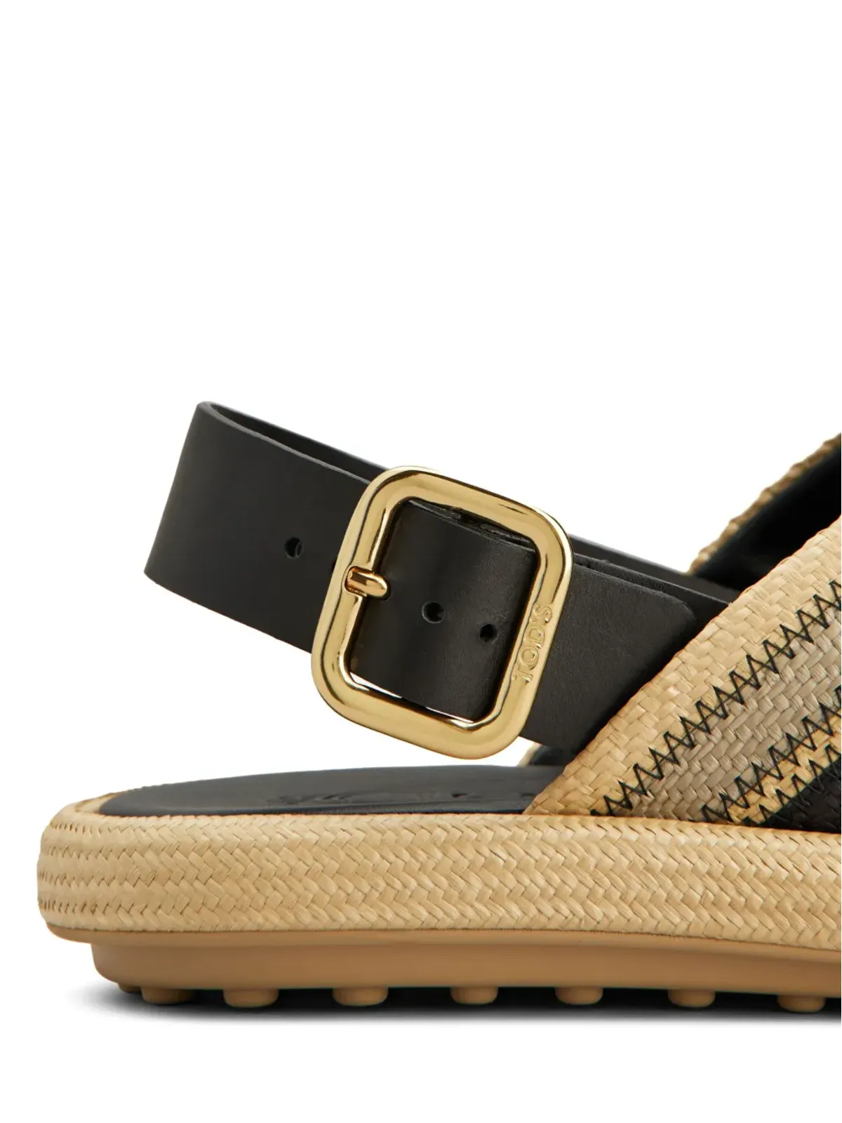 Tod's ツートーン織りサンダル - ニュートラルカラー - 画像5