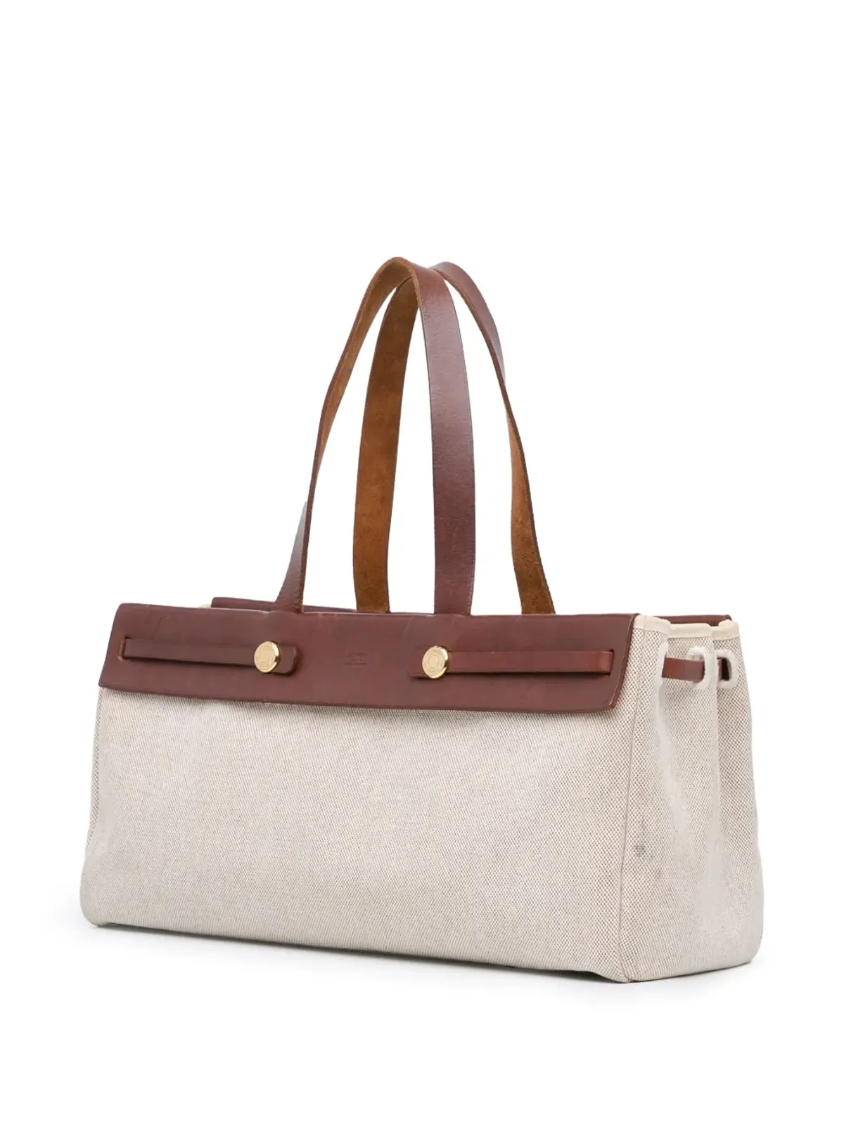 Hermès ビンテージ Her Cabas MM トートバッグ - ブラウン - 画像2
