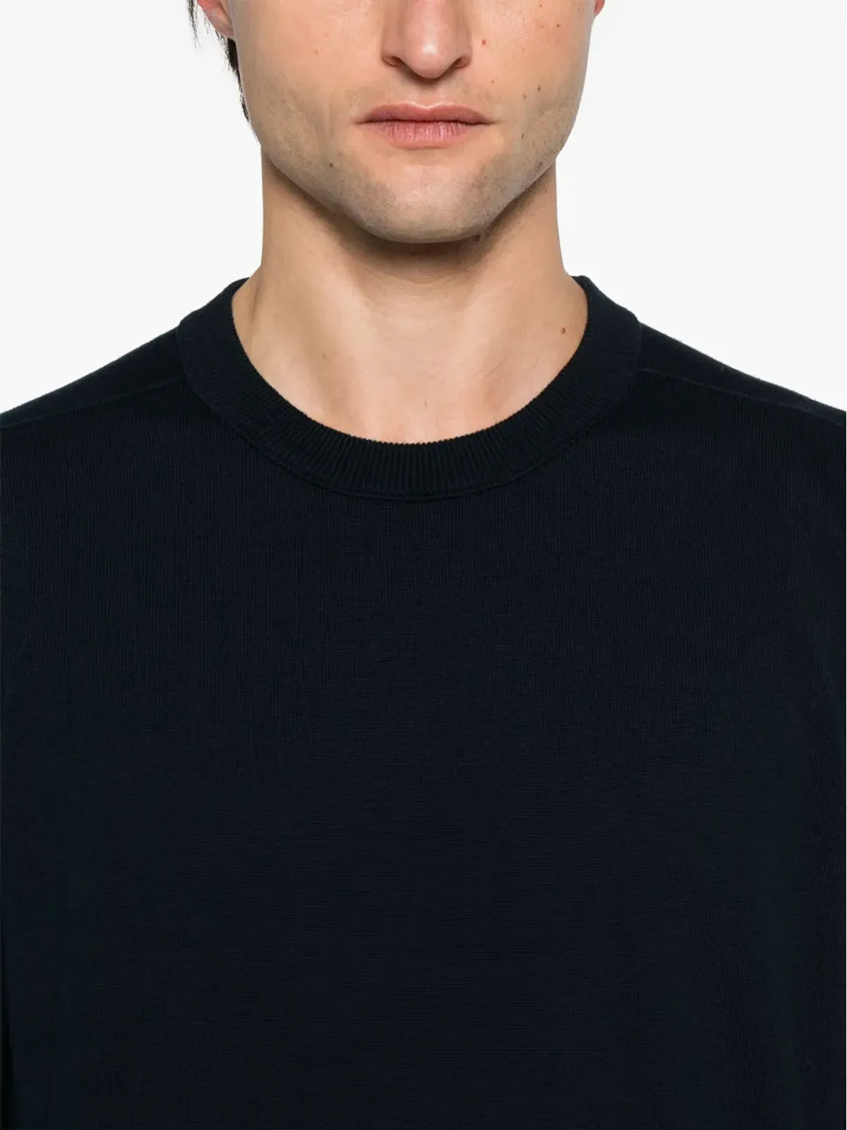 Stone Island ロゴパッチ クルーネック セーター - ブルー - 画像5
