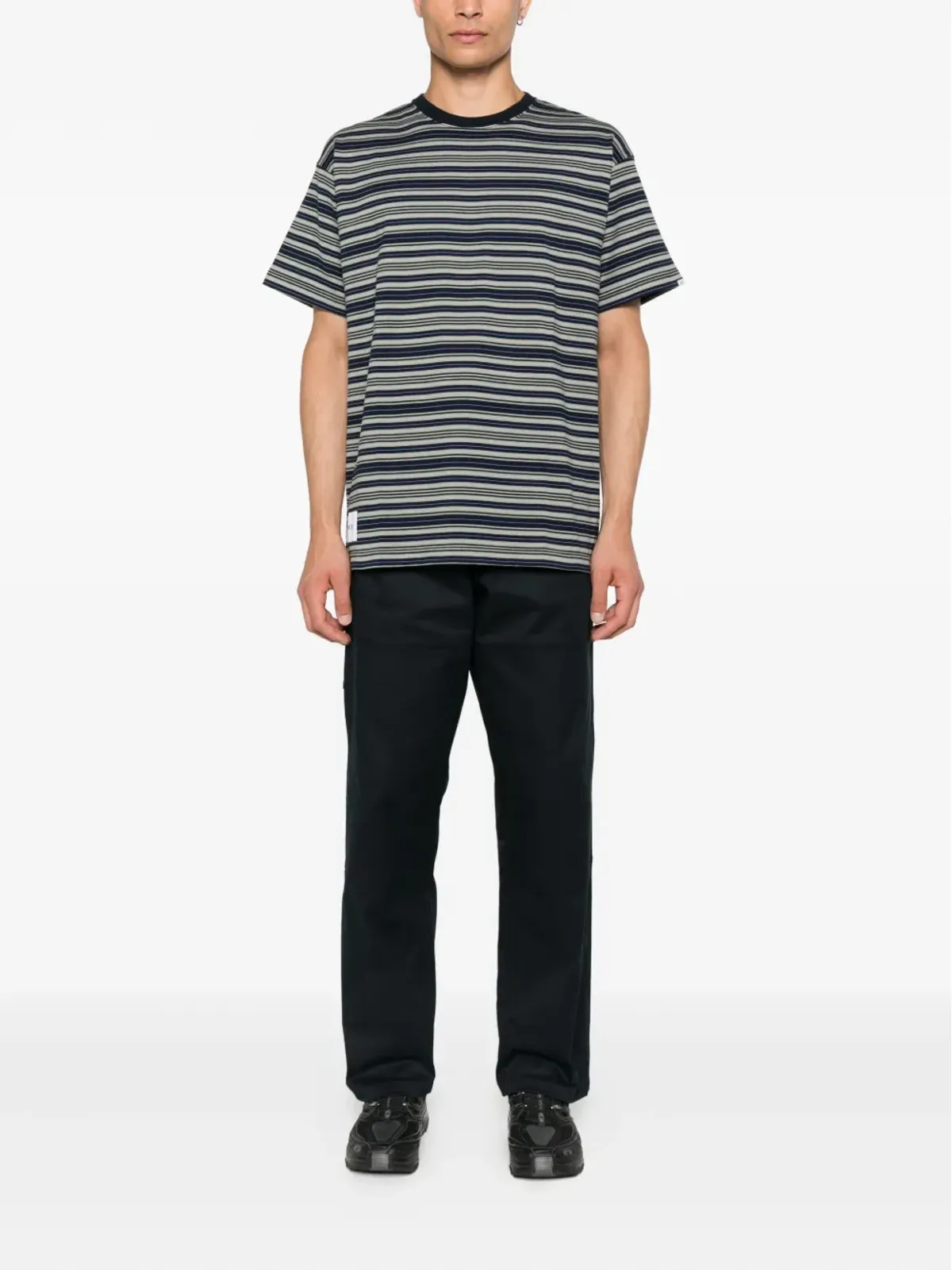 WTAPS ストライプ柄Tシャツ - 画像2