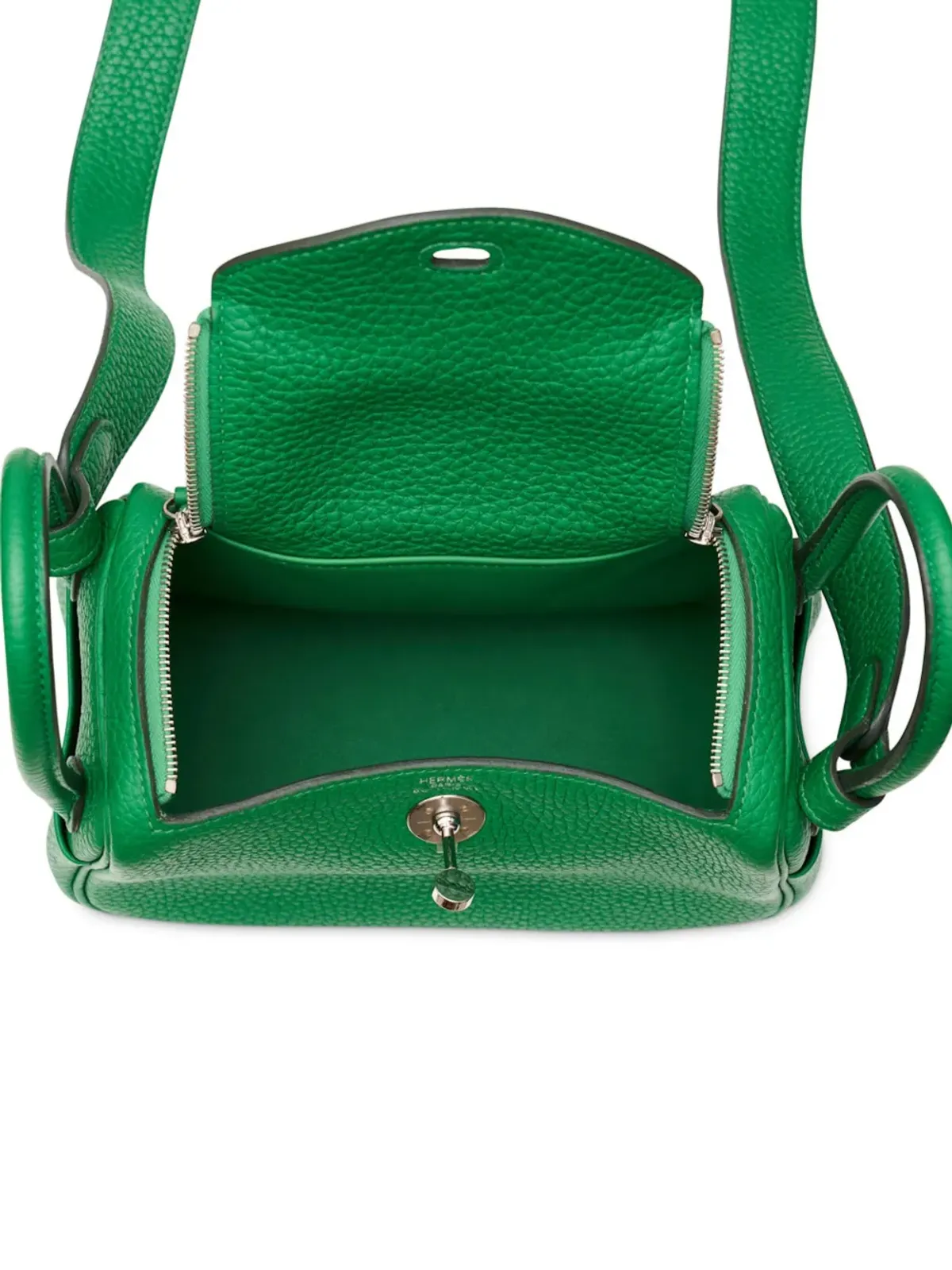 Hermès ビンテージ ミニ Lindy ショルダーバッグ - グリーン - 画像4