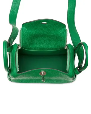Hermès ビンテージ ミニ Lindy ショルダーバッグ - グリーン - サムネイル4