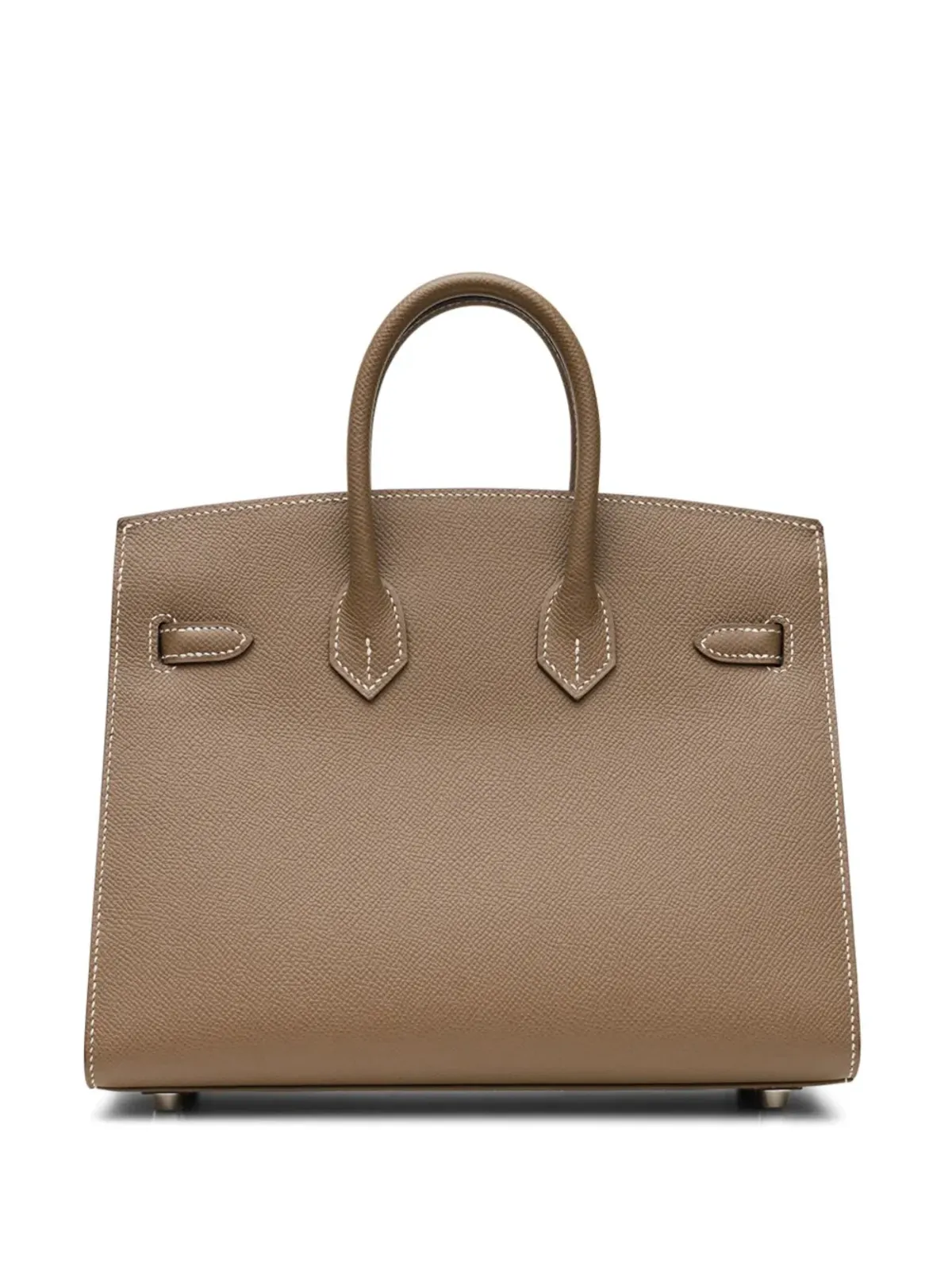 Hermès ビンテージ Birkin 25 Sellier トートバッグ - ニュートラルカラー - 画像2