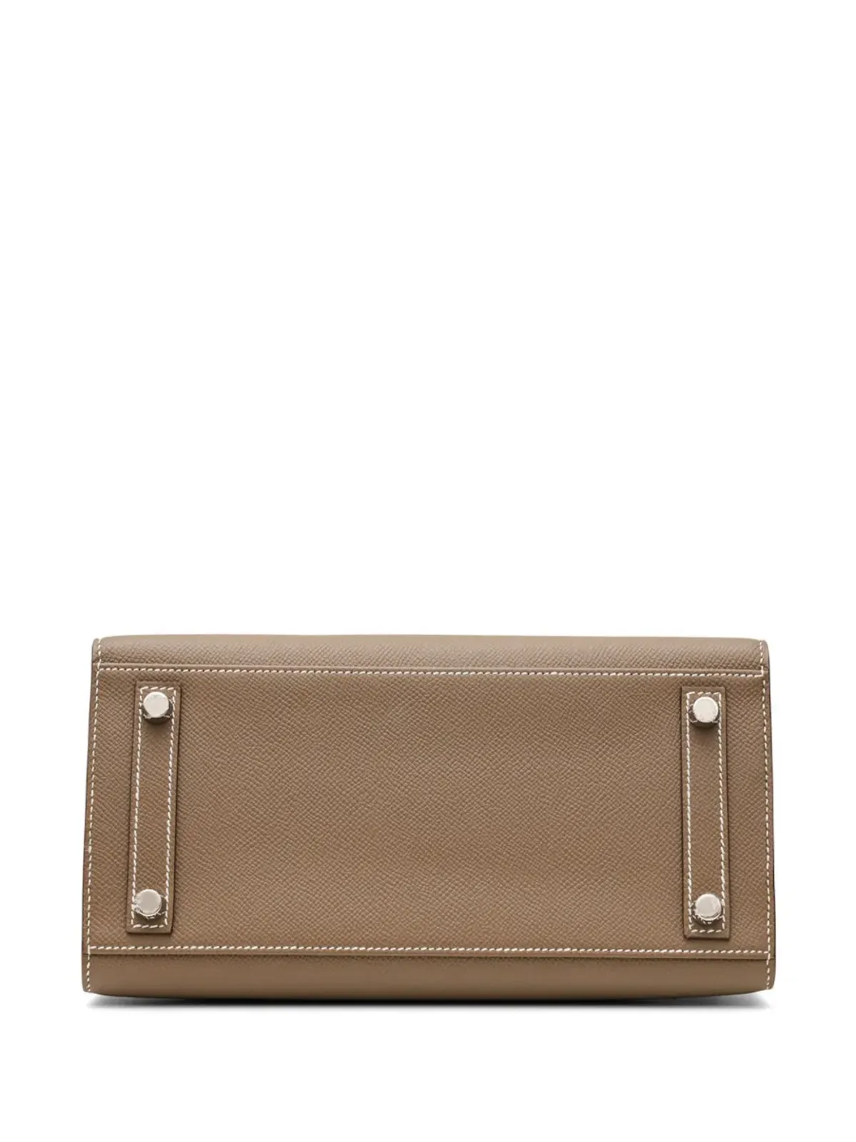 Hermès ビンテージ Birkin 25 Sellier トートバッグ - ニュートラルカラー - 画像4