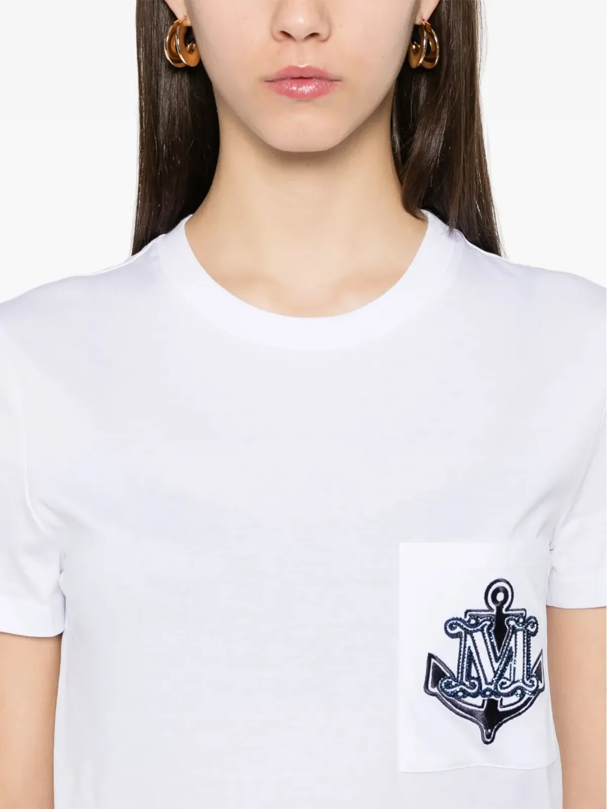 Max Mara アカシア Tシャツ ホワイト - 画像5