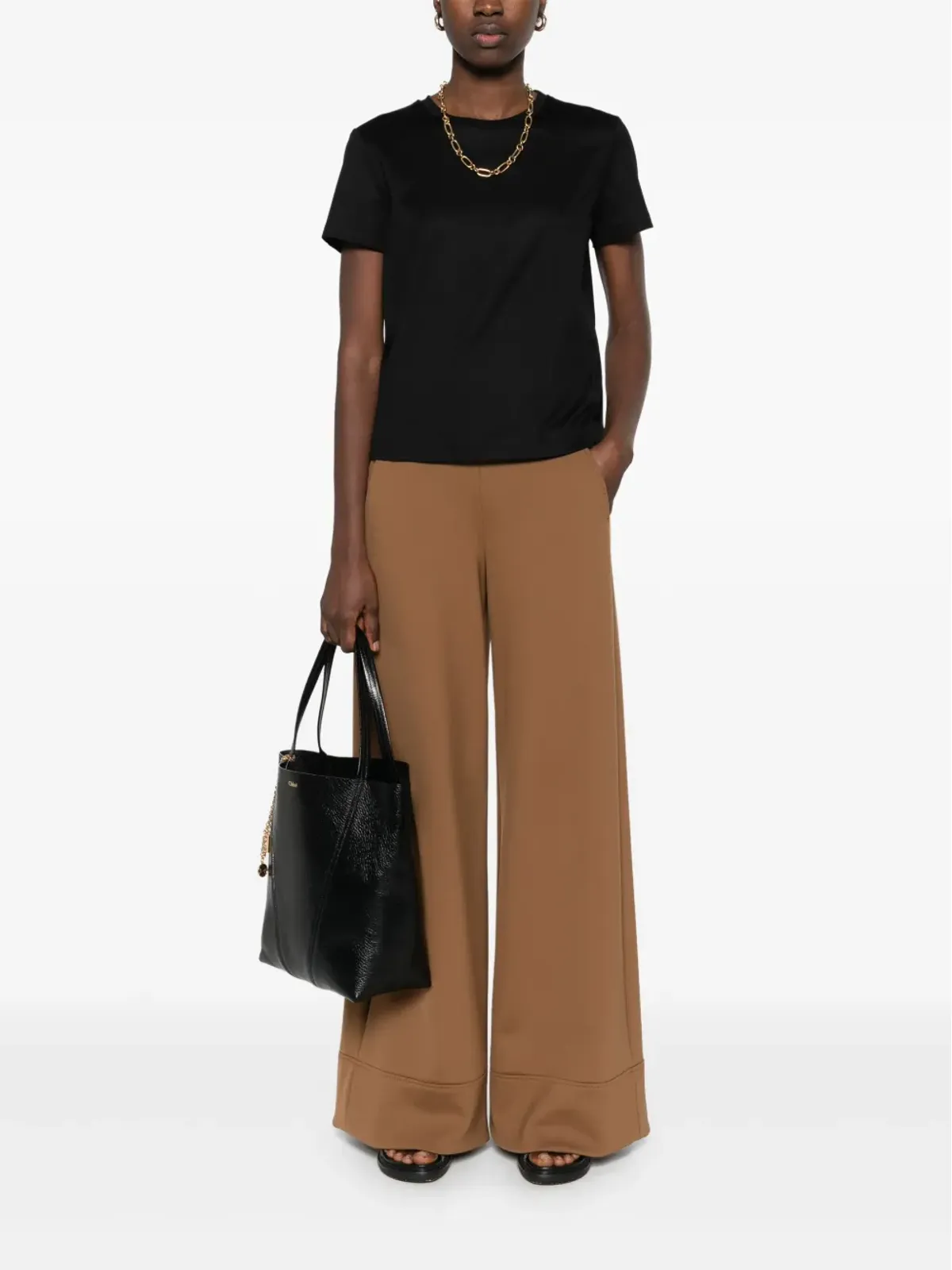 Max Mara Nerina Tシャツ ブラック - 画像2