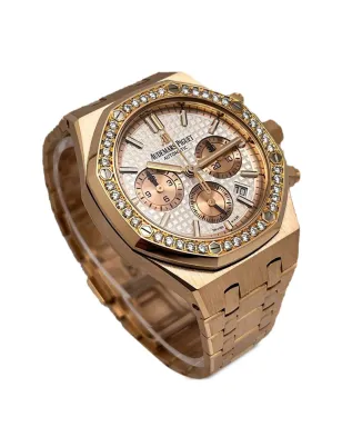 Audemars Piguet ロイヤルオーク クロノグラフ ビンテージ ピンク - サムネイル4