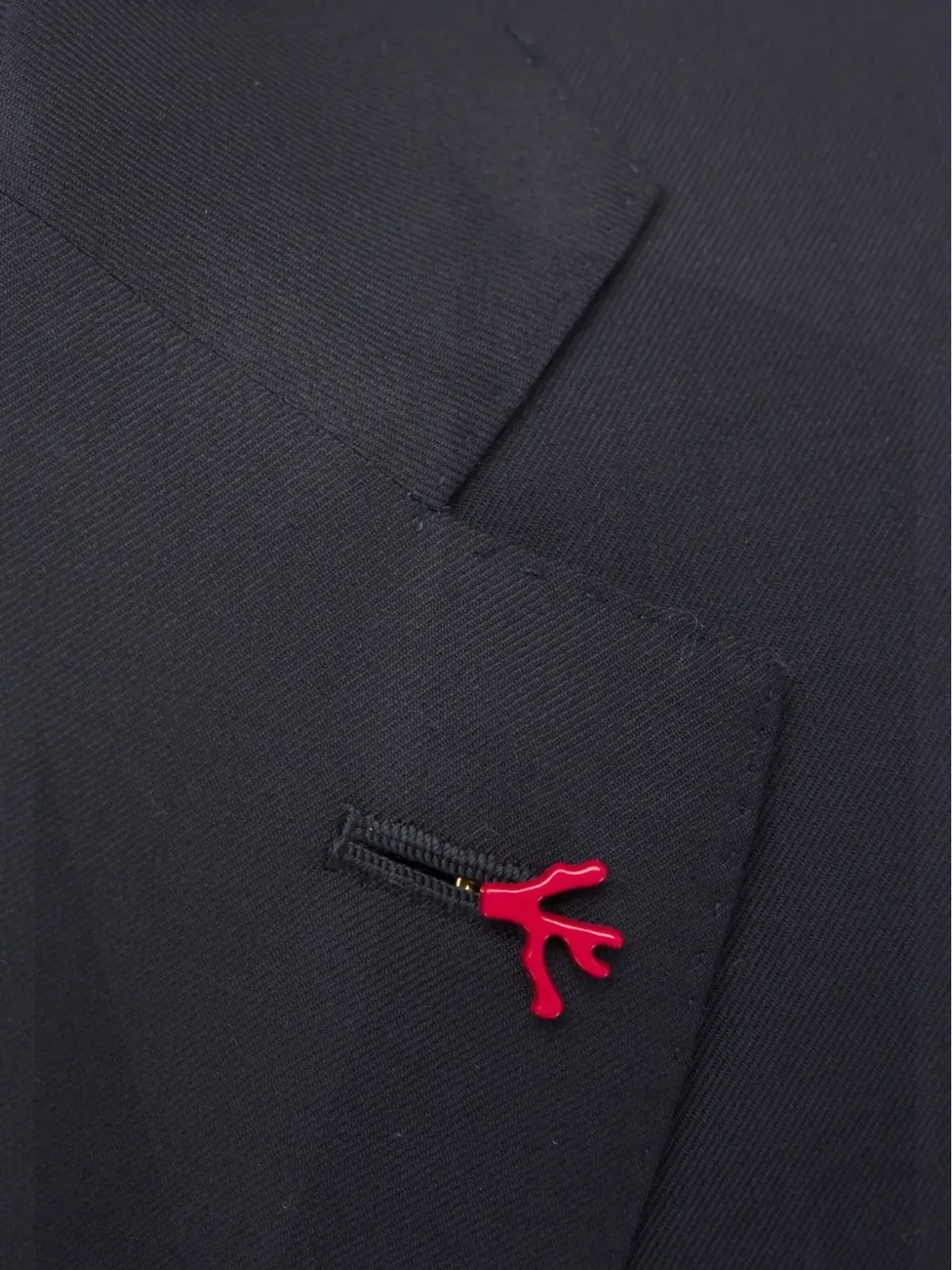 Isaia テーラードブレザー ブルー - 画像3