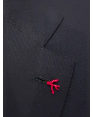 Isaia テーラードブレザー ブルー - サムネイル3