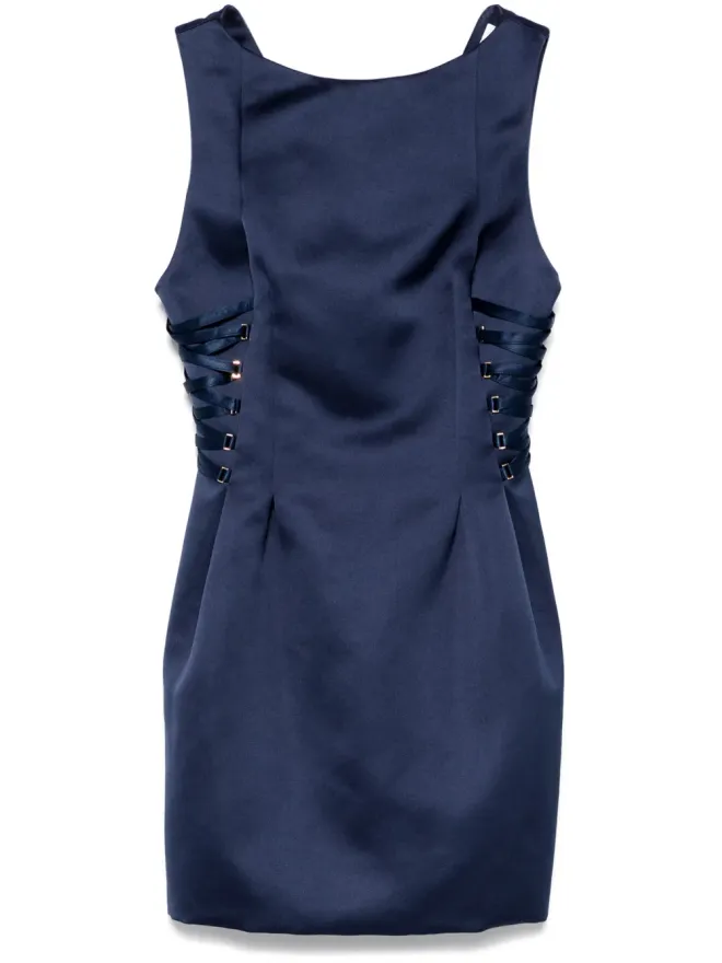 Elisabetta Franchi Elisabetta Franchi サテンミニドレス - ブルーの商品画像