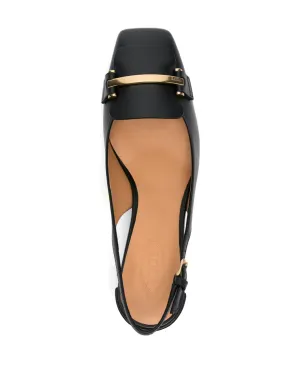 Tod's 50mm レザー スリングバックパンプス - ブラック - サムネイル4