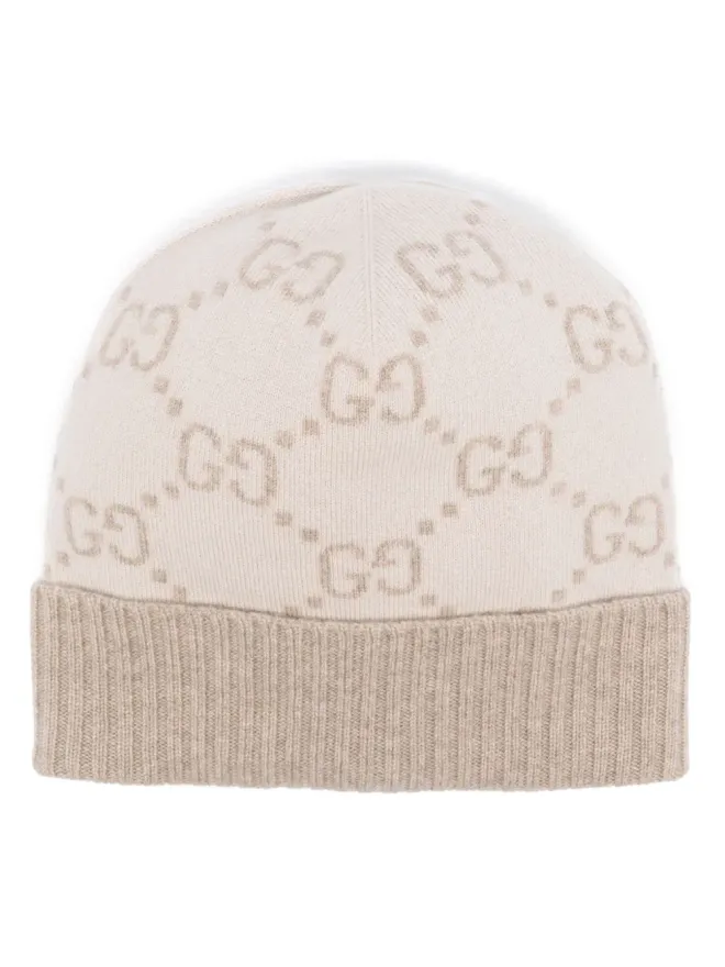 Gucci Gucci GGジャカード カシミヤ ビーニーの商品画像