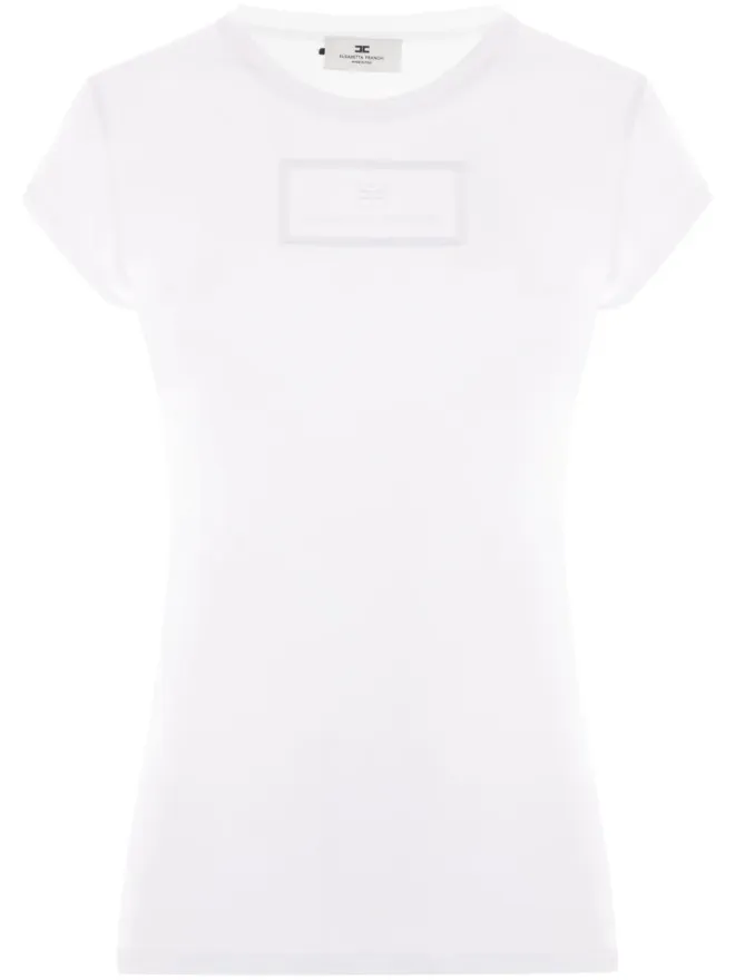 Elisabetta Franchi Elisabetta Franchi ロゴプリント Tシャツの商品画像