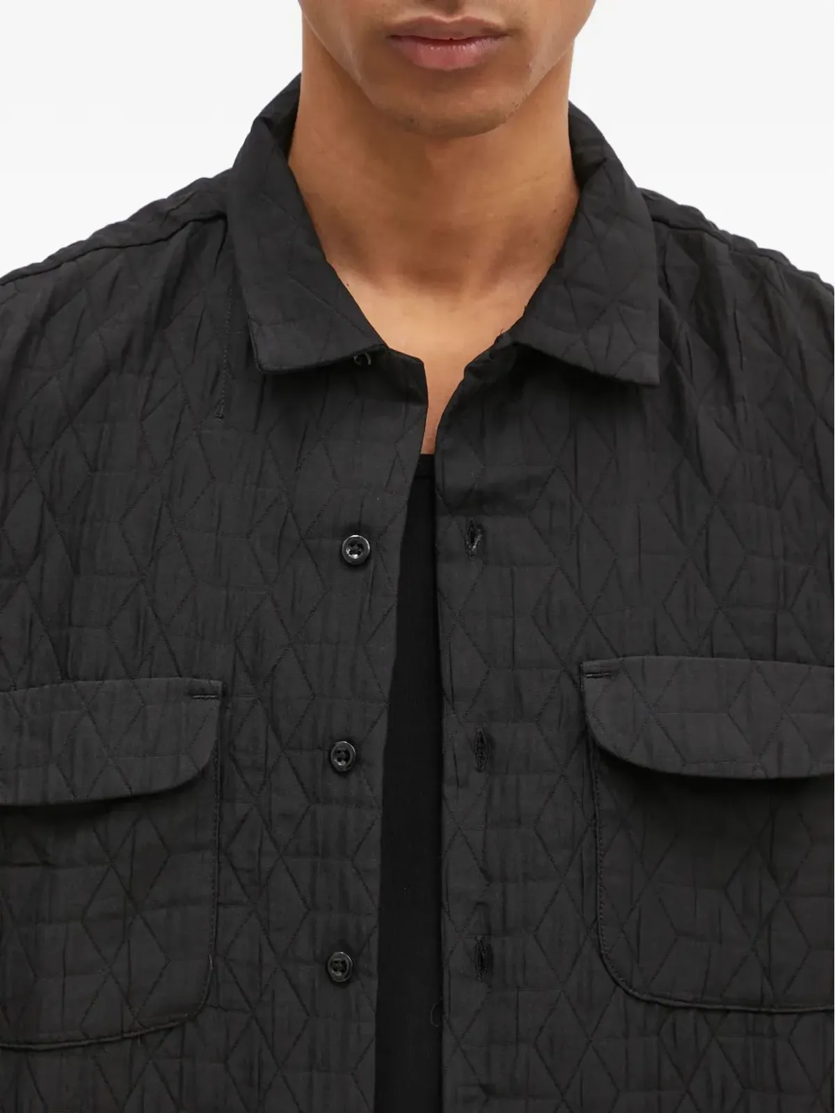 Engineered Garments キルティングポケットシャツ - 画像4