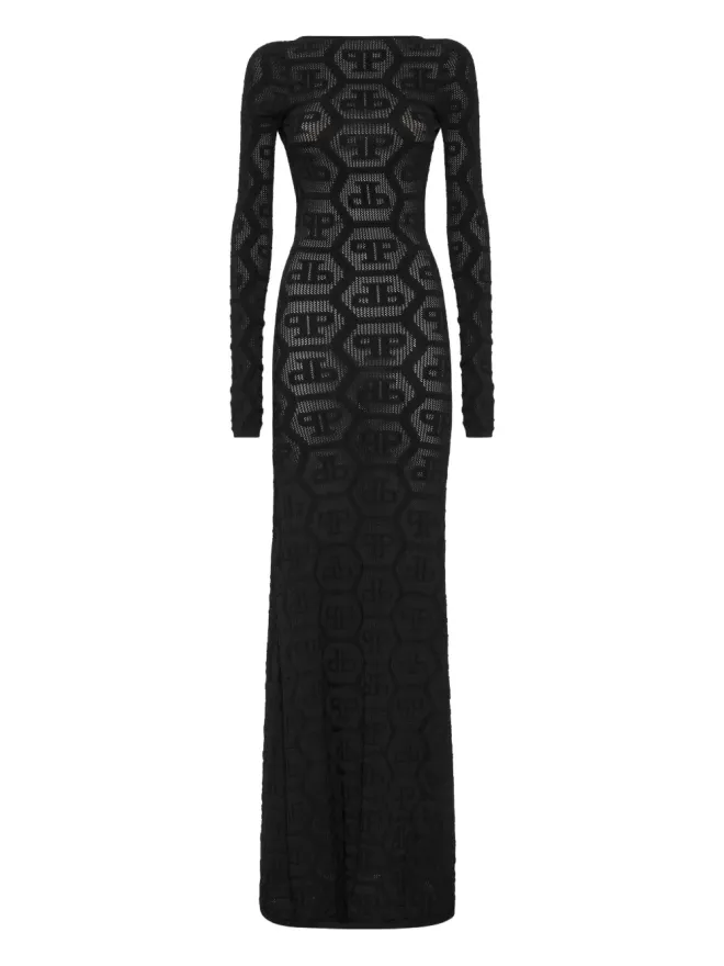 Philipp Plein Philipp Plein モノグラムドレスの商品画像