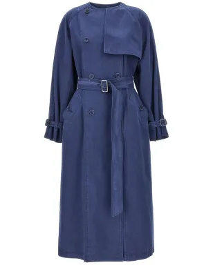 Max Mara Calao トレンチコート ブルー - サムネイル1