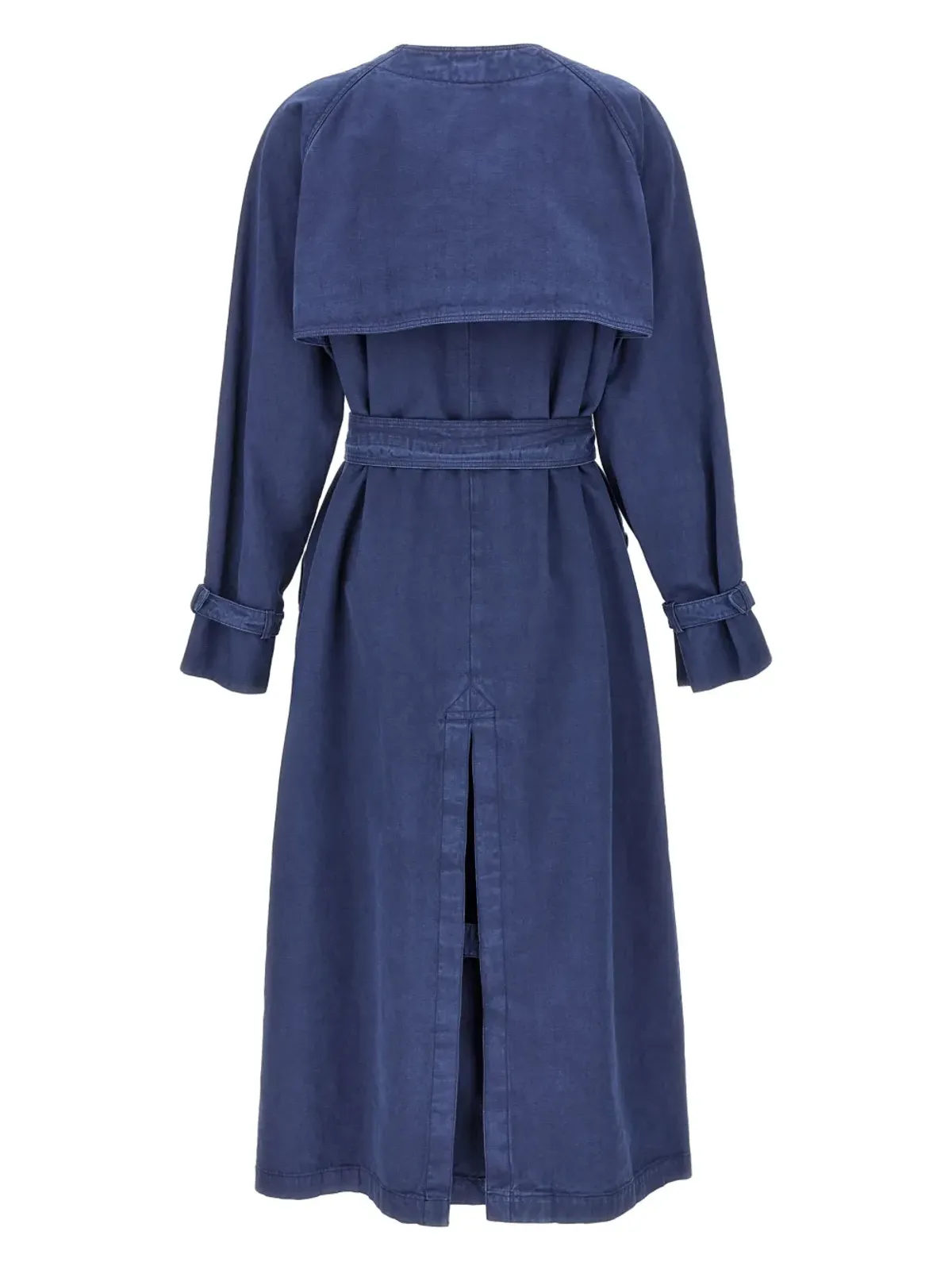 Max Mara Calao トレンチコート ブルー - 画像2