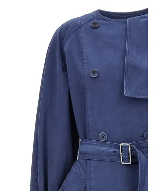 Max Mara Calao トレンチコート ブルー - サムネイル3