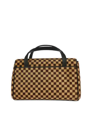 ビンテージ Louis Vuitton ライオン ハンドバッグ ブラウン - サムネイル2
